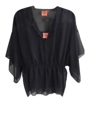 Tory Burch Margarete Sheer Top